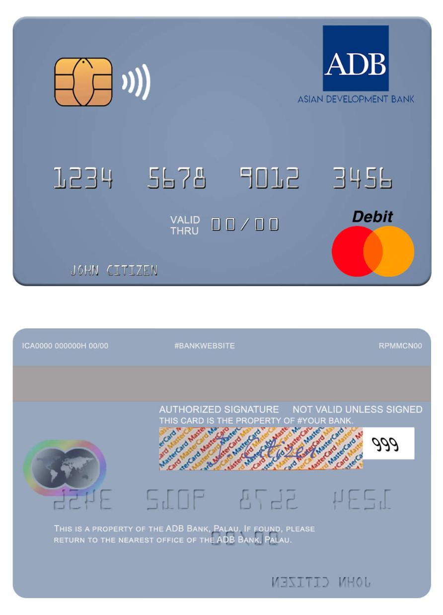 Palau ADB Bank mastercard